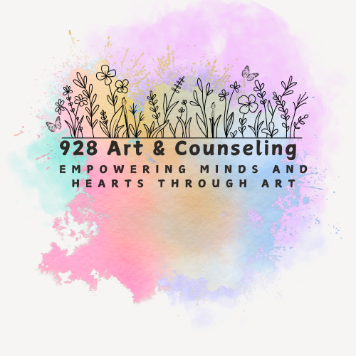 928 Art & Counseling Logo